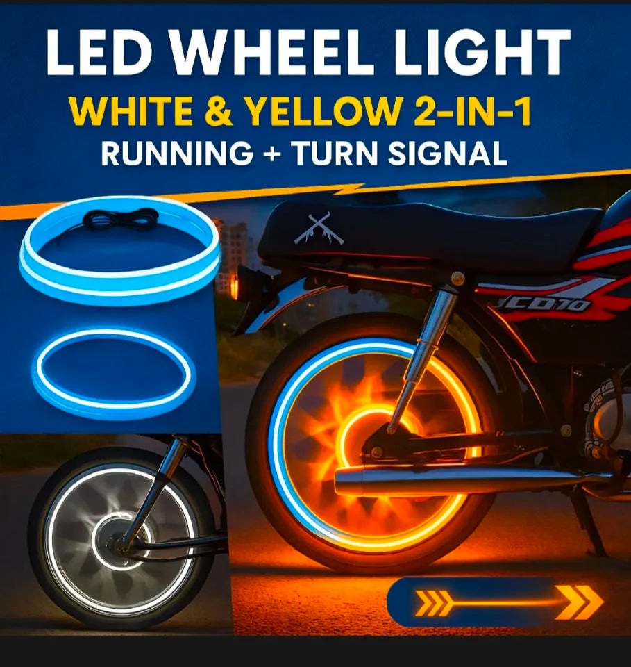 Premium Universal Hub Strip Light for Bikes & Cars | Multi-Color Flexible waterproof LED Strip