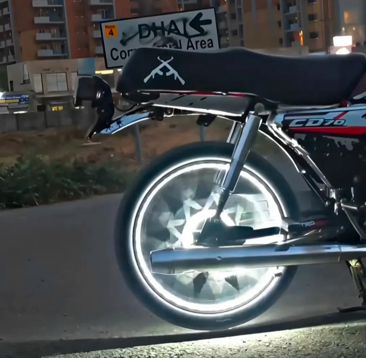 Premium Universal Hub Strip Light for Bikes & Cars | Multi-Color Flexible waterproof LED Strip